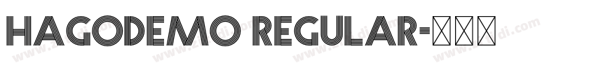 HagoDEMO Regular字体转换 HagoDEMO Regular字体转换